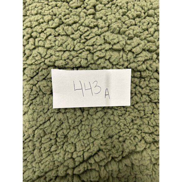 Chubbies Lasso Mens Olive Green Sherpa Pullover Jacket Coral Zippers Sz L - Picture 8 of 9